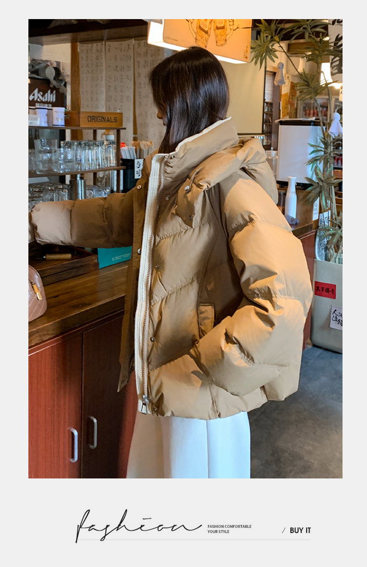 冬季小個子短款加厚棉衣外套
