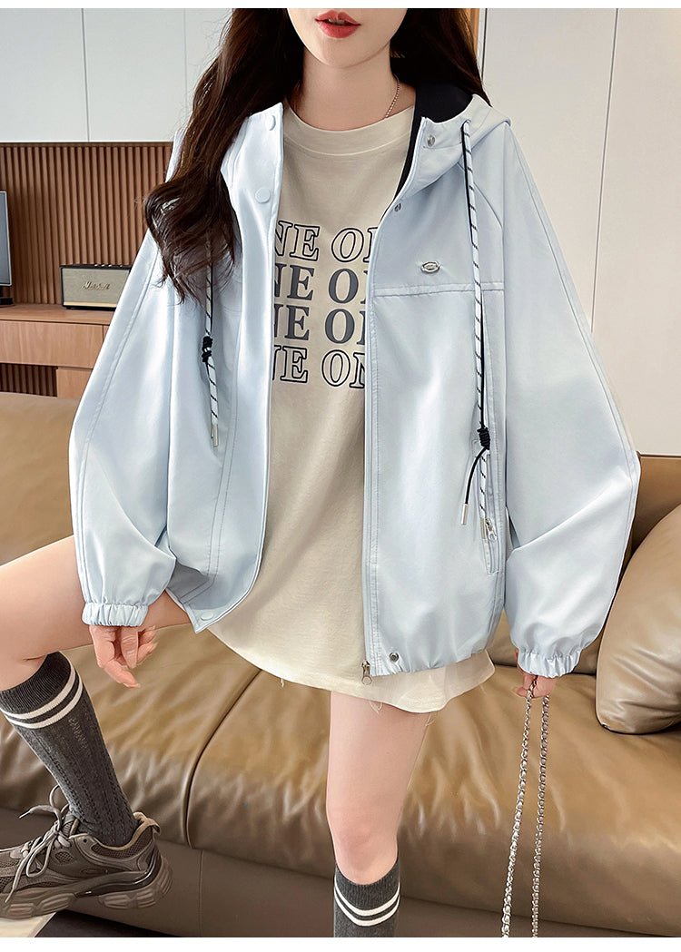 春夏防曬通勤族連帽外套