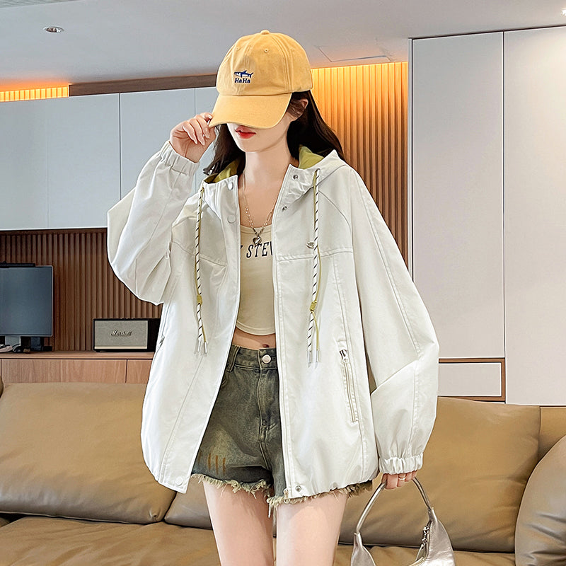 春夏防曬通勤族連帽外套