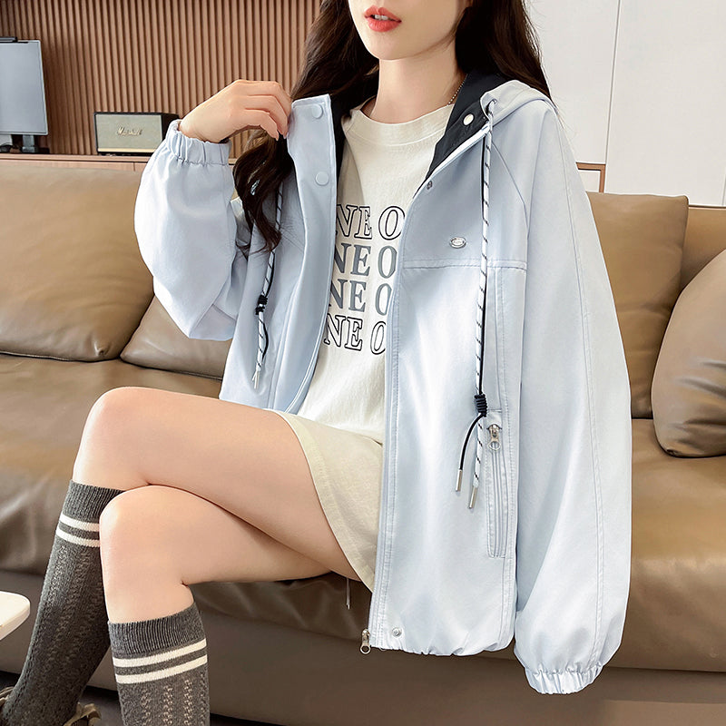 春夏防曬通勤族連帽外套