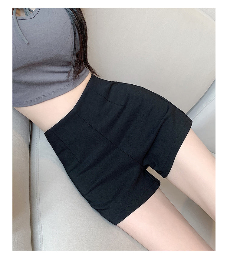 超顯瘦百搭性感高腰西裝短褲