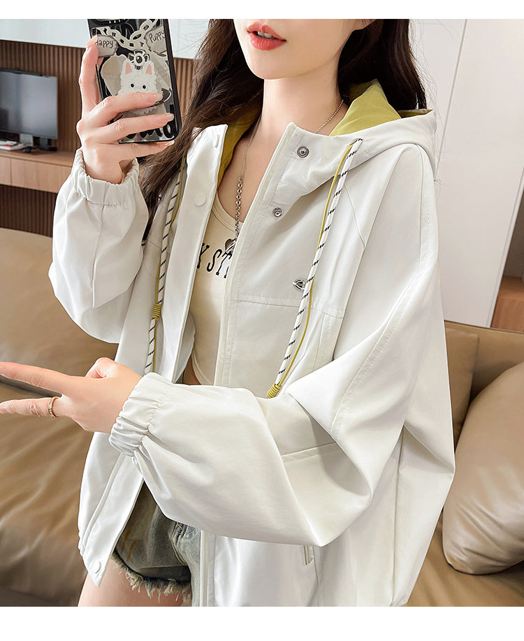 春夏防曬通勤族連帽外套